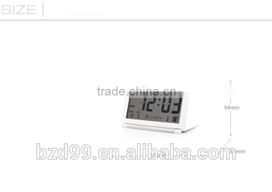 Multi-functional World Time Travel Pocket Flip Over Alarm Clock / Electronic Items Manufacturer OEM/ODM photo-4