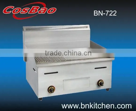 Newest Gas Griddle(1/2 Flat&1/2 Grooved)