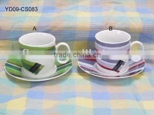 Fine Stoneware Cup and Saucer