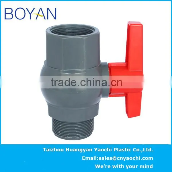 BOYAN Taizhou Huangyan Male and Female Plastic Irrigation Ball Pvc Valve photo-2