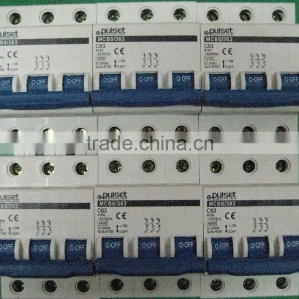C45 Design 3 Phase 6KA Triple Pole Mcb Circuit Breaker photo-6