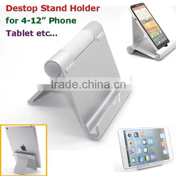 Amazon Hot Alloy Foldable Universal Desktop Stand Holder for IPad Mini 3 4 5 IPhone6s 4-12" Tablet PC Smart Phone Table Holder Quality Choice