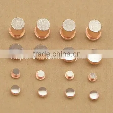 Silver Electrical Temperature Controllers Contact Point/ Cu Button-type Contacts photo-2
