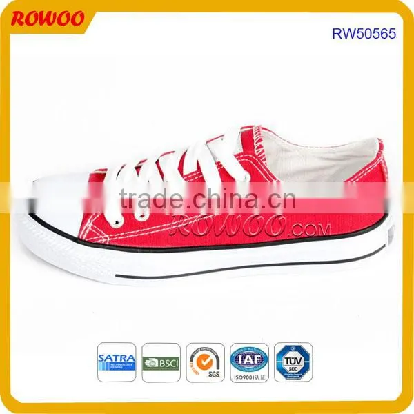 Popular Woman Casual Shoes Women Flat Canvas Shoes China Canvas Vulcanized Shoes photo-2