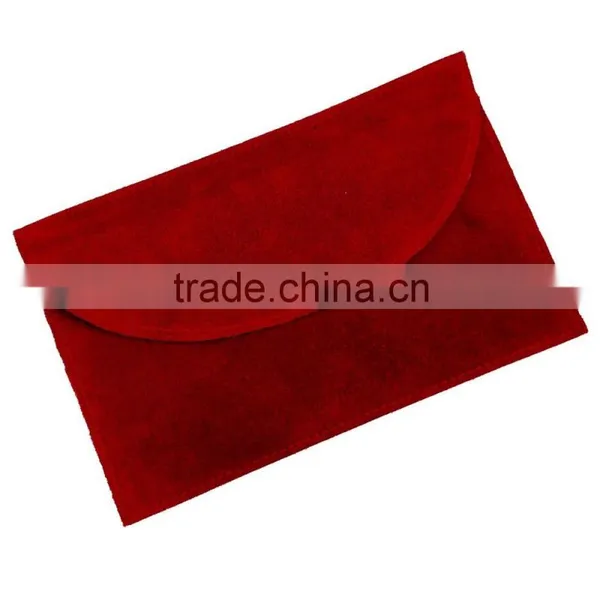 Earring Pouch With Flap Red photo-2