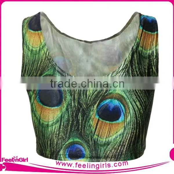 Factory Price Fancy Wholesale Summer Crop Tops Fancy photo-4