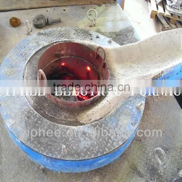 Pig Iron Medium Frequency Induction Melting Furnace 500kg Capacity photo-3