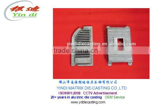 Supply OEM Die Casting Part,zinc Alloy Die Casting Custom Die Casting Electronics Heat Sink Cover Enclosure