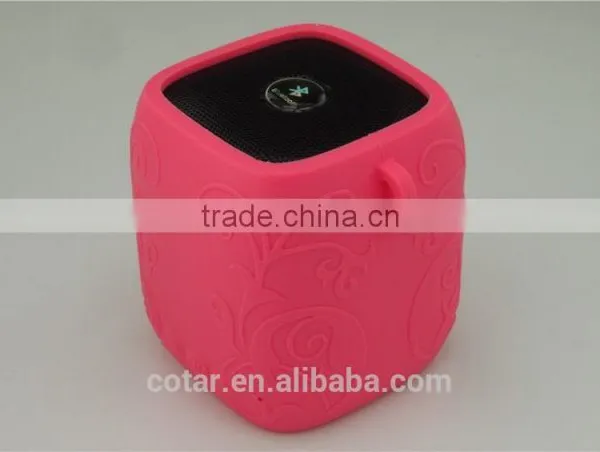 2015 Best-Sale Waterproof Mini Bluetooth Speaker With Hand Free Function Red Color photo-3