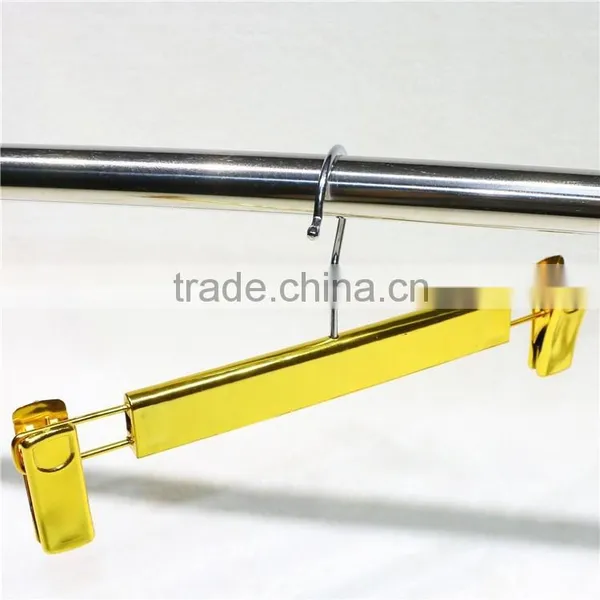 Rubber Coated Pant Hanger/electroplating Gold Trouser Rack photo-3