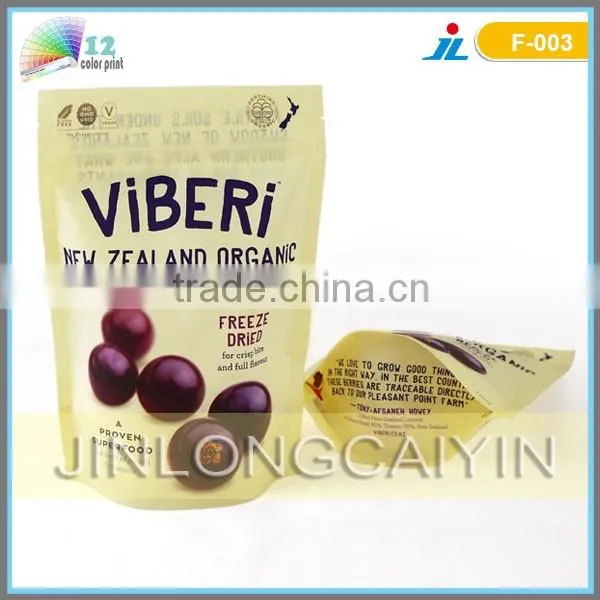Manufacturer Wholesale Zipper Top Bag, Laminated Plastic Food Packing Bag photo-2