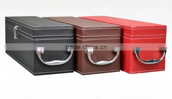 Luxury Wine Packaging Leather Wine Box photo-5