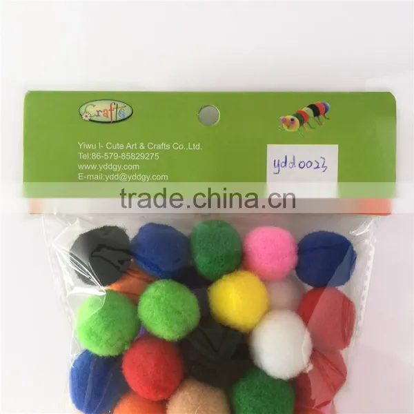 Factory Supply DIY Crafts High Quality Polypropylene Pompoms Toys for Kids or Wedding Party Decoration photo-5