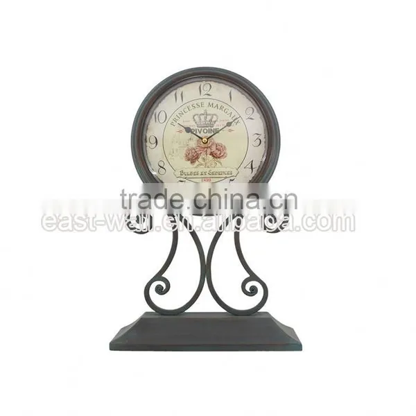 2016 Hot Selling Custom Printing Chic Analog Metal Clock Themes Hanger photo-2