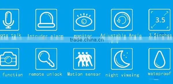Wireless Video Door Phone Audio Intercom Door Phone Door Bell Phone photo-3