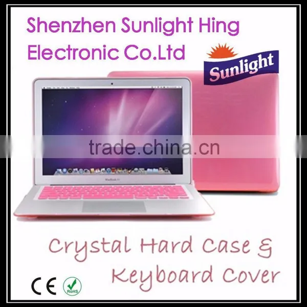 2015 Protective Laptop Hard Case for Macbook Air/Pro 11.6'' 13.3'' 15.4'' With Free Keyboard Cover