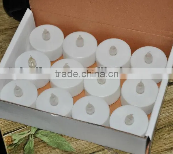 2014 New Led Tealight White Flameless Led Candle Light Led Lamp for Wedding Party Decoration Home Decorations Paper Candle Bags