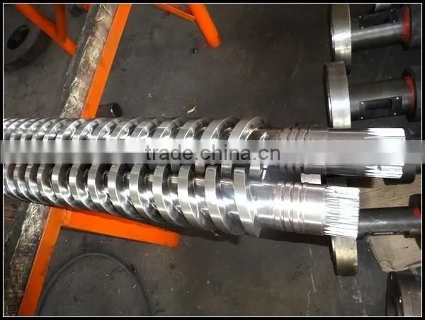 Parallel Twin Screws Extruder Screw Barrel for Plastic Extruder photo-3