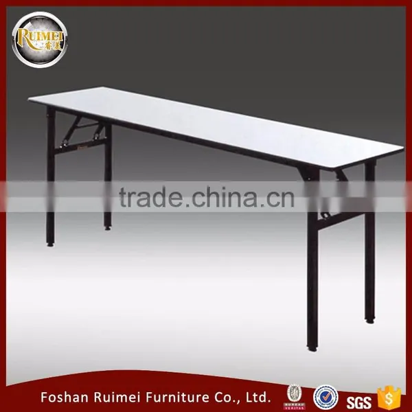 Latest Different Size White Antique Folding Round Wooden Dining Table for Restaurant