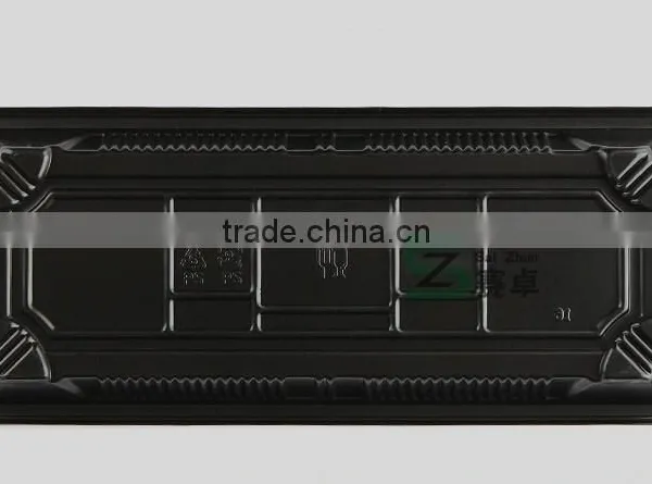 Top Grade Quality Rectangle Embossing Disposable Sushi Container/plastic Sushi Box /food Container photo-5