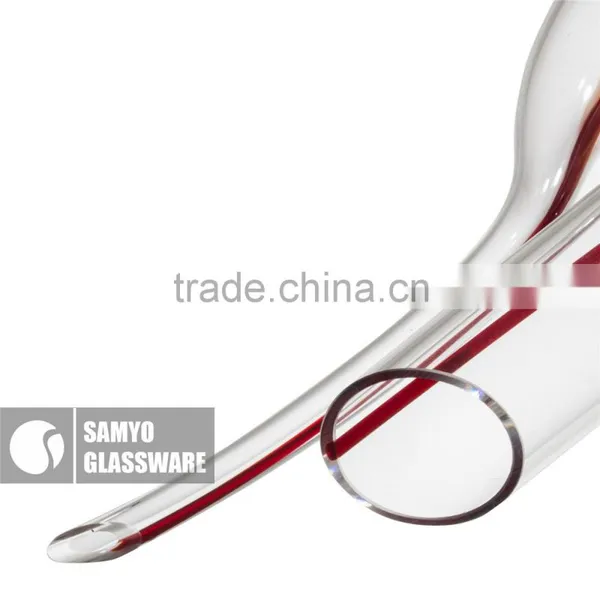 Samyo Handmade Fashion Decanter Design With Red Line Decoration photo-4