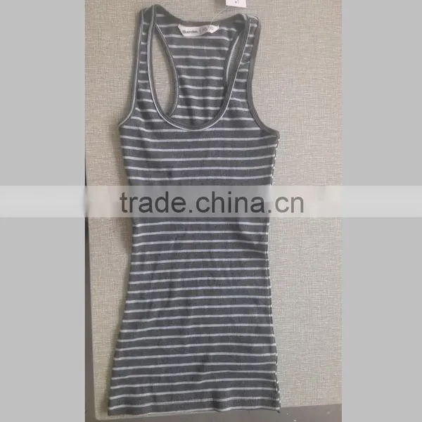 Popular High Quality Lady's Cotton Spandex Sun-top for Summer photo-4