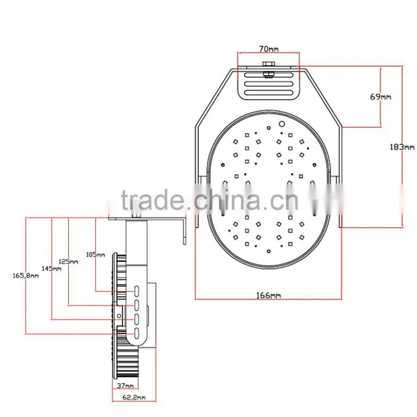 Led Light Fixtures 80w Retrofit Kit for Commercial Lighting 250W Metal Halide Replacement photo-3