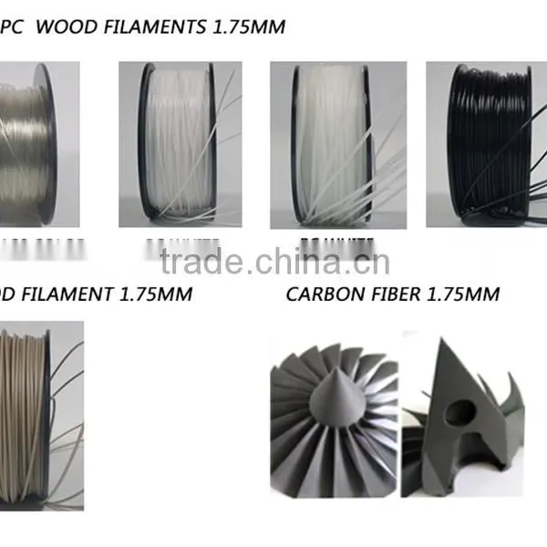 ISO9001 Rohs Approved 3D Printer Filament Extruder PCL PC WOOD TPU 3D Printer Filament