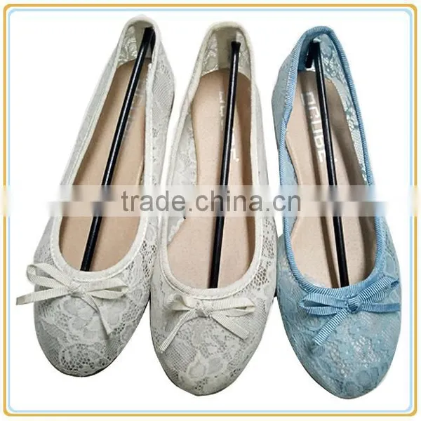 2015 New Design Girl Sexy Lace Ballerina Women Soft Sole no Lace Casual Shoes