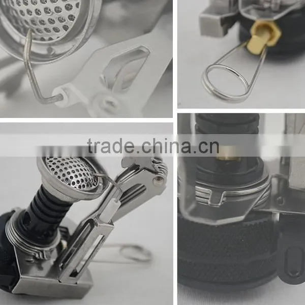 Gas Camping Stove Gas-Powered Butane Camping Picnic Stove Weight:122g Rated photo-2
