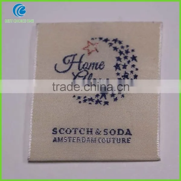 Factory Wholesale Custom Polyester Damask Woven Labels for Clothing photo-4