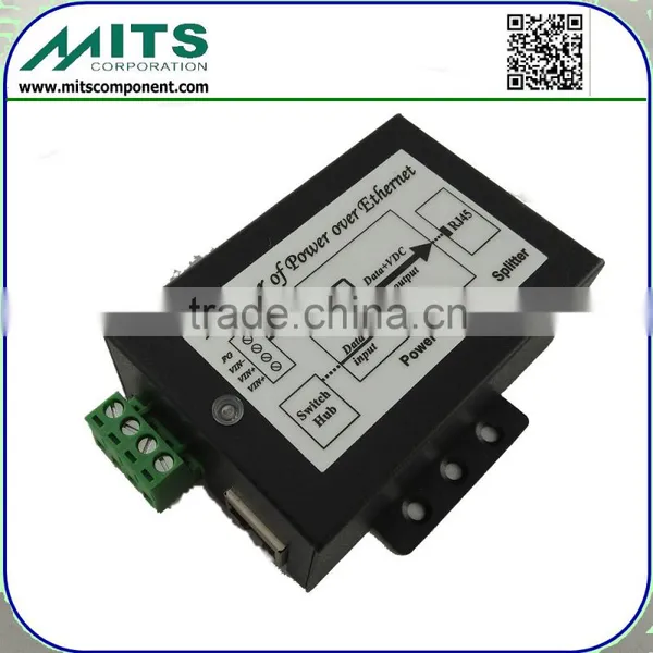 CE/FCC 24W/48V 1 Port Gigabit PoE Injector for IP Phone, IP Cam, AP, Security & Networking Devices photo-6