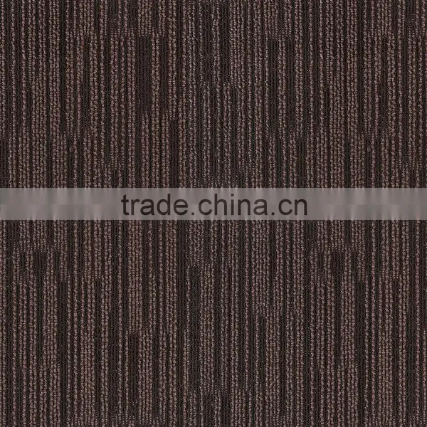 Machine Made Carpet Fabric With Pvc Back Carpet Tiles photo-3