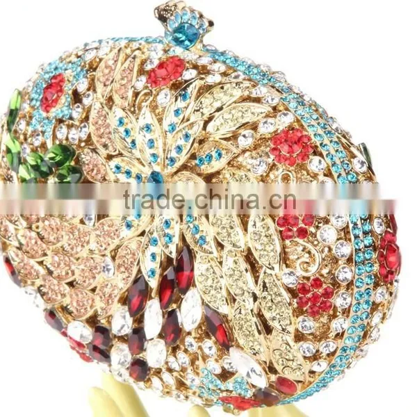 Wholesale Clutch Bags Fashion Evening Bag Designer Evening Crystal Bag Handmade photo-3