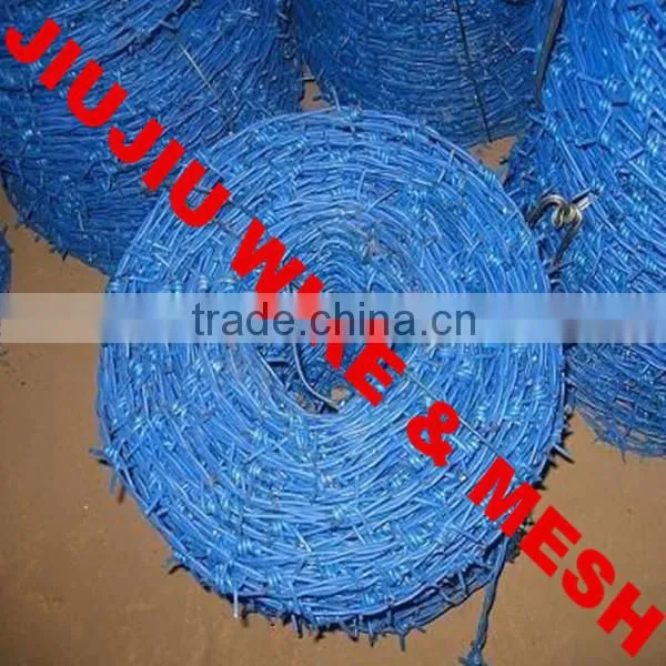Anping Jiujiu Pvc Coated Barbed Wire SWG/BWG Nice Quality
