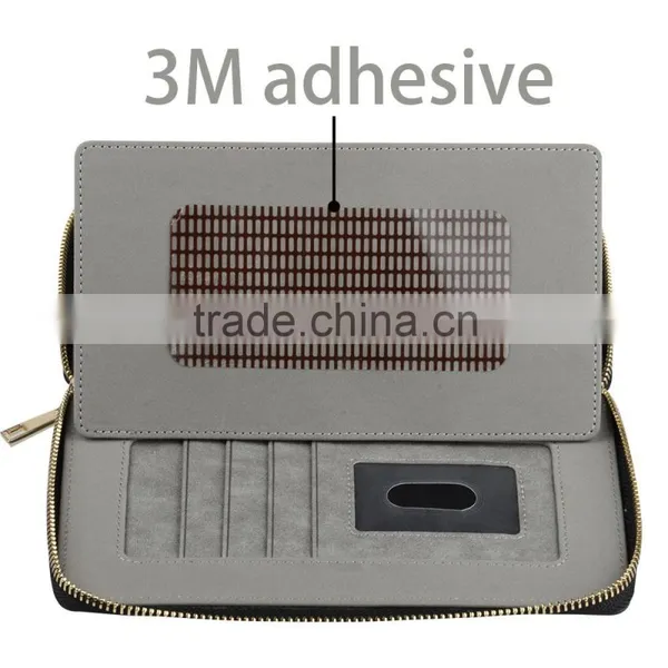 C&T Genuine Leather Wallet Card Cover Tablet Zipper Bag Case for Samsung Galaxy Tab 3 P3200/P3210 7 Inch photo-6