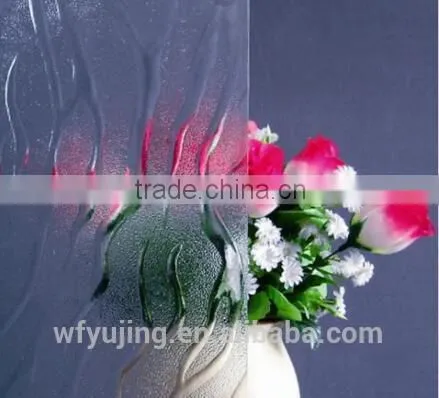Factory Price Pattered Glass for Shower Rooms, Window and Door photo-4