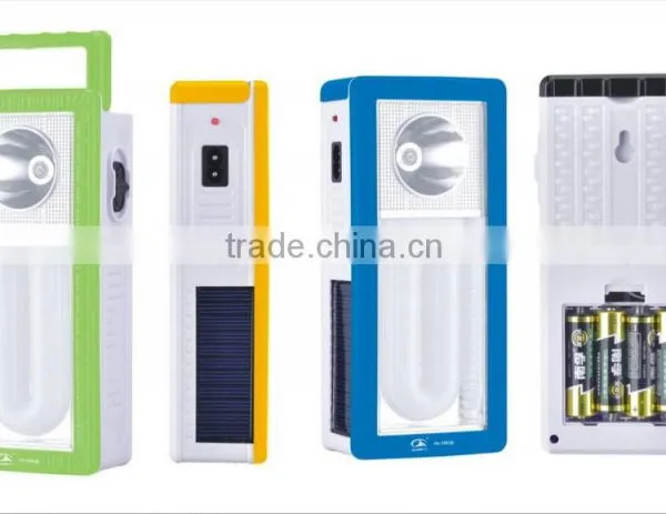 Portable Led Solor Light Rechargeable Led Emergency Flashlight 1903B