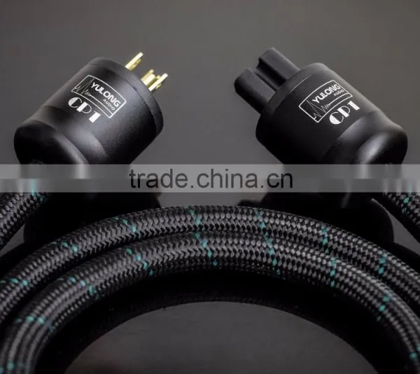Yulong Audio CP1 HiFi OFC Power Cable/ Power Line (Gold Plated Plugs) photo-3
