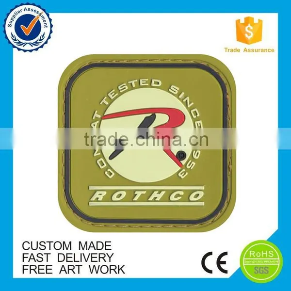 Custom Made Personalized Cheap Round Blue Pvc Patches photo-5