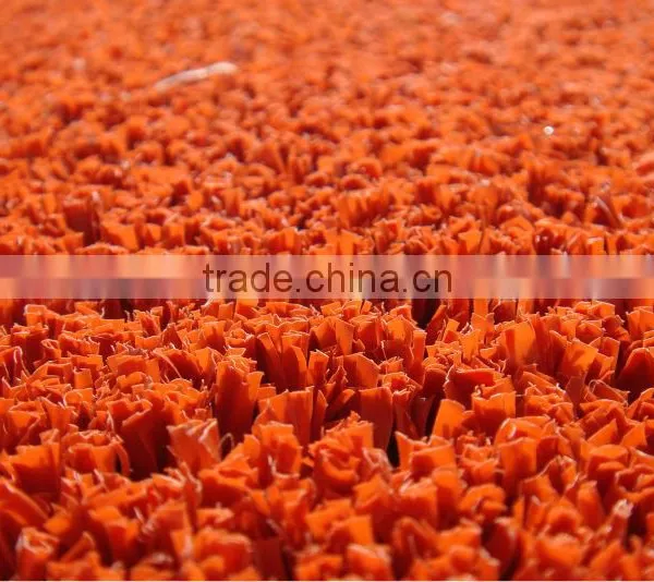 12mm Red Color Grass for Tennis Game ,high Density Tennis Sports Surface Fake Lawns Mini Sports Artificial Turf China Factory