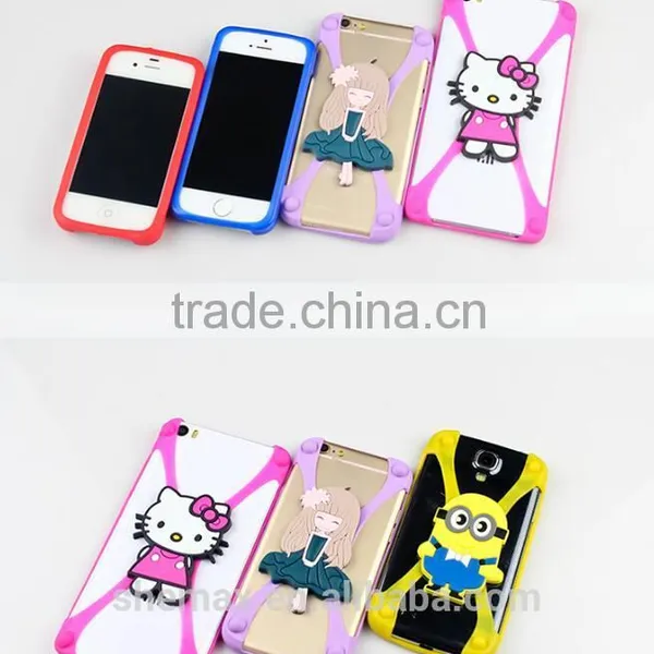 Universal Silicone Bumpers Case Cell Phone Mobile For 3.5-6.0 Inch Smart Phone photo-5