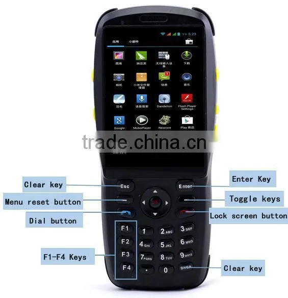 China Supplier (Factory) Wireless Barcode Scanner With Display,Android,Wireless,Data Collection photo-5