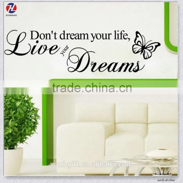 Made In China Artistic Design Eco-Friendly PVC Waterproof Removable Bedroom Decor 3d Wall Stickers photo-3