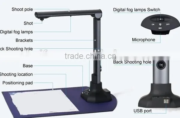 Portable Webcam a4 Visualizer & Document Scanner photo-3