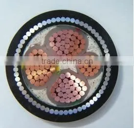 Low Voltage 0.6/1kV 4CX240mm2 CU/XLPE/SWA/PVC Power Cable