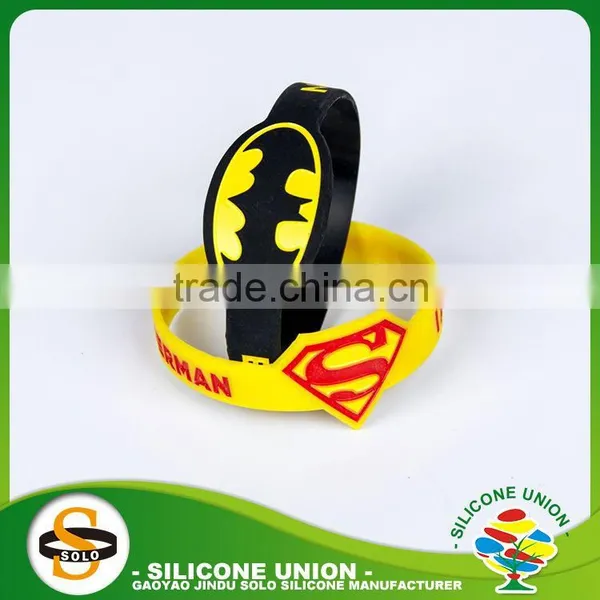 Color Segmentation Silicone Bracelet Colorful Silicone Wrist Bands