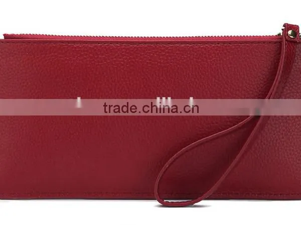 Long Zipper Ladies Hand Bag With Butterfly Decorates photo-3