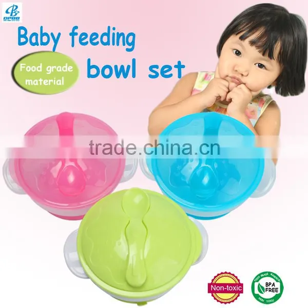 Stackable Star Plastic pp Suction Bowl With Spoon Utensils for Baby Trainning Products photo-5
