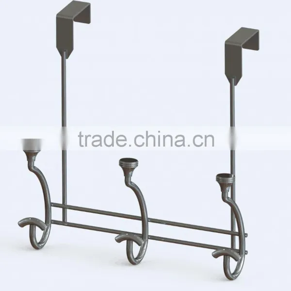 Manufactory OEM Service Provided Metal Over the Door Clothes Hanging Hooks photo-2